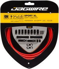 Jagwire Sport XL Red Shift Cable Kit - Corrosion-Resistant Stainless for SRAM/