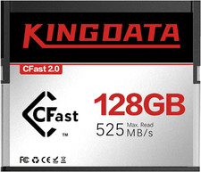 Cfast 2.0 Memory Card 128GB High-Speed for 4K Video  HD Recording Compatible wi