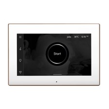 Mr Steam ISX Isteamx Steam Shower Control and Steamhead - White / Nouveau Bronze