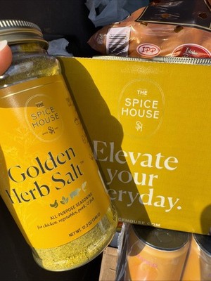 New Spice House Golden Herb Salt All-Purpose Seasoning, 12.2 oz. Exp 9/26/27