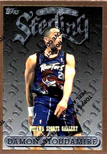 1996-97 TOPPS FINEST BRONZE UNPEELED DAMON STOUDAMIRE TORONTO RAPTORS #38 12V56