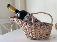 Woven Wine Bottle Holder Caddy Basket Bottle Carrier with Handle