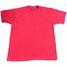 Vintage 1990s Champion Coral Single Stitch Cotton Crewneck Shirt Large USA Made