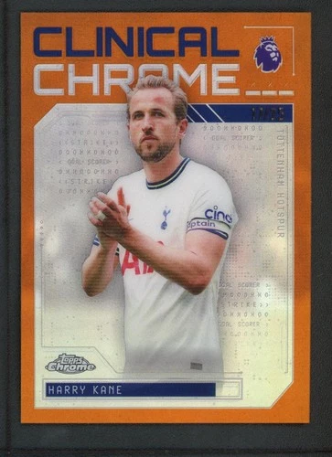 2026 HARRY KANE 17/25 TOPPS CHROME PREMIER LEAGUE CLINICAL ORANGE