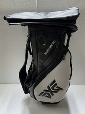 Nice PXG Stand Golf Bag w/Rainhood w/Strap - Black/White