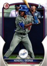 2023 Bowman Draft Kendall George #BD-190