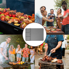 2 PCS Silicone Grill Mat Compatible with Blackstone, BBQ Griddle Tools Mat wi...