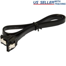 18" SATA 3.0 Cable SATA3 III 6GB/s Right Angle SSD HDD Hard Drive, Black