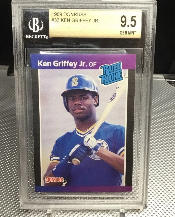 ken griffey jr graded cards Ken Griffey Jr 9.5 Graded Baseball Sports Trading Cards for sale