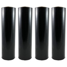 18" x 1500 80 Gauge 4 Rolls Pallet Wrap Stretch Film Hand Shrink Wrap 1500SQFT