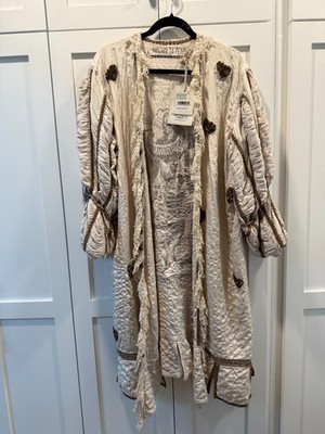 NWT Magnolia Pearl Quilted Hand Woven Silk Monique Jacket