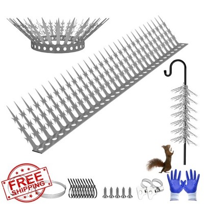 Fatmass 120 Inch Bird Squirrel Deterrent Spikes Fence Pole