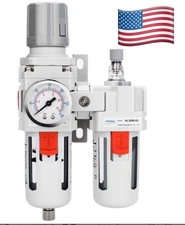 Nanpu Pneumatic AC4010-04   1/2" NPT Compressed Air Filter Regulator Combo