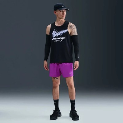 Nike Laufshorts Herren Dri-FIT Challenger 5 Slip DV9363-551 Kurze Hose Lila S-XL