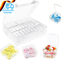 30 StüCk Kleine Aufbewahrungsboxen (5,5 X 5,5 X 2Cm), Aufbewahrungsbox Mit Decke