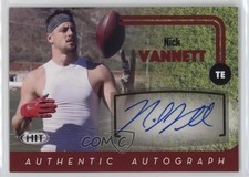 2016 SAGE Hit Auto Red Nick Vannett #A58 Auto 7gk