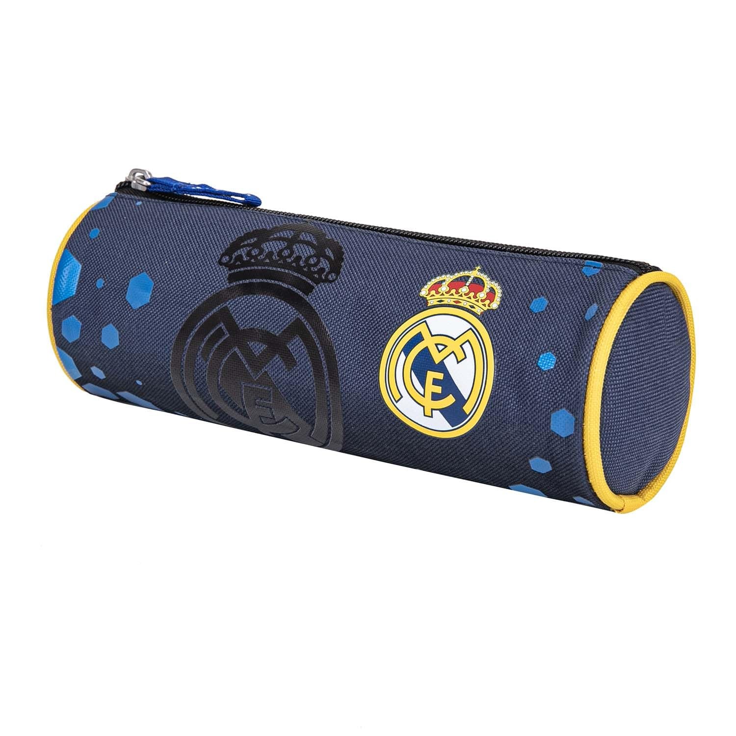 Trousse scolaire ronde Real Madrid multicolore pour la rentrée des classes