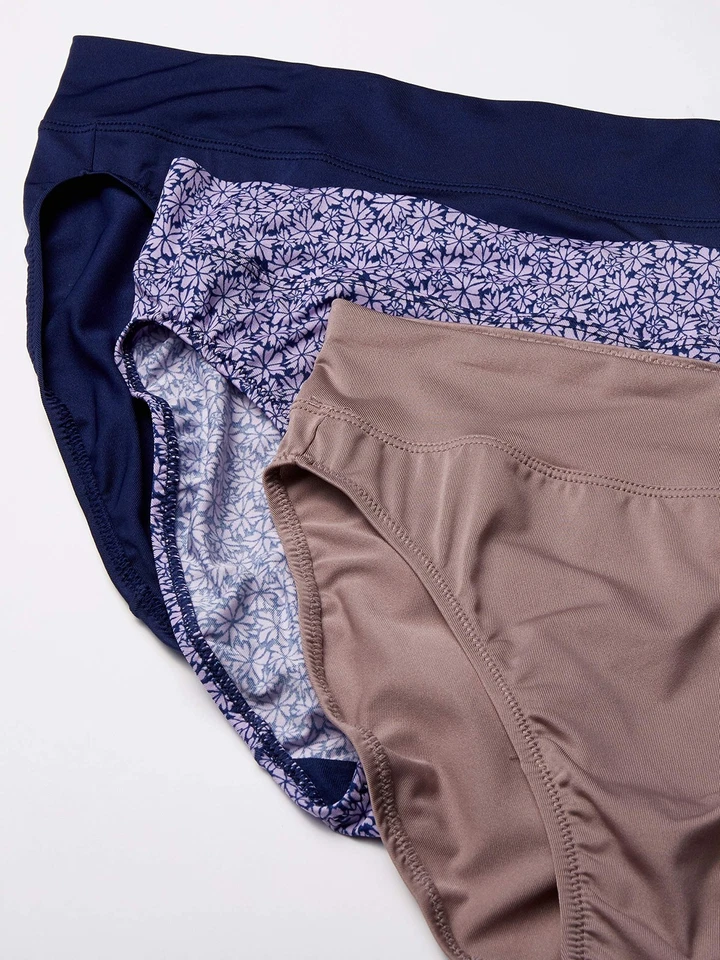 Warner's Blissful Benefits Mujer Microfibra Corte Alto Ropa Interior Paquete de 3 XXL Foto 3 de 3