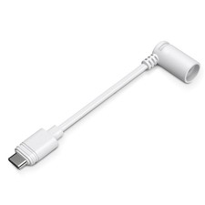 White Ring Barrel Plug to USB-C Adapter - Compatible with 1st Gen Solar Panel, S