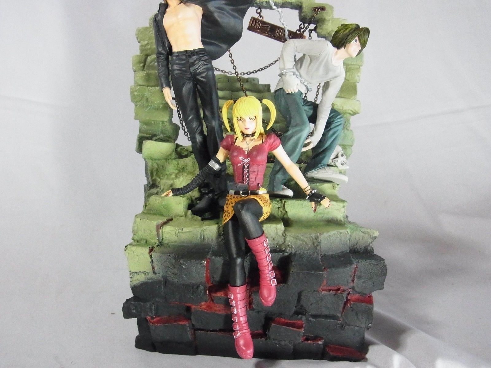 RARE! Death Note Light L Ryuzaki Misa Diorama Figure Shonen Jump