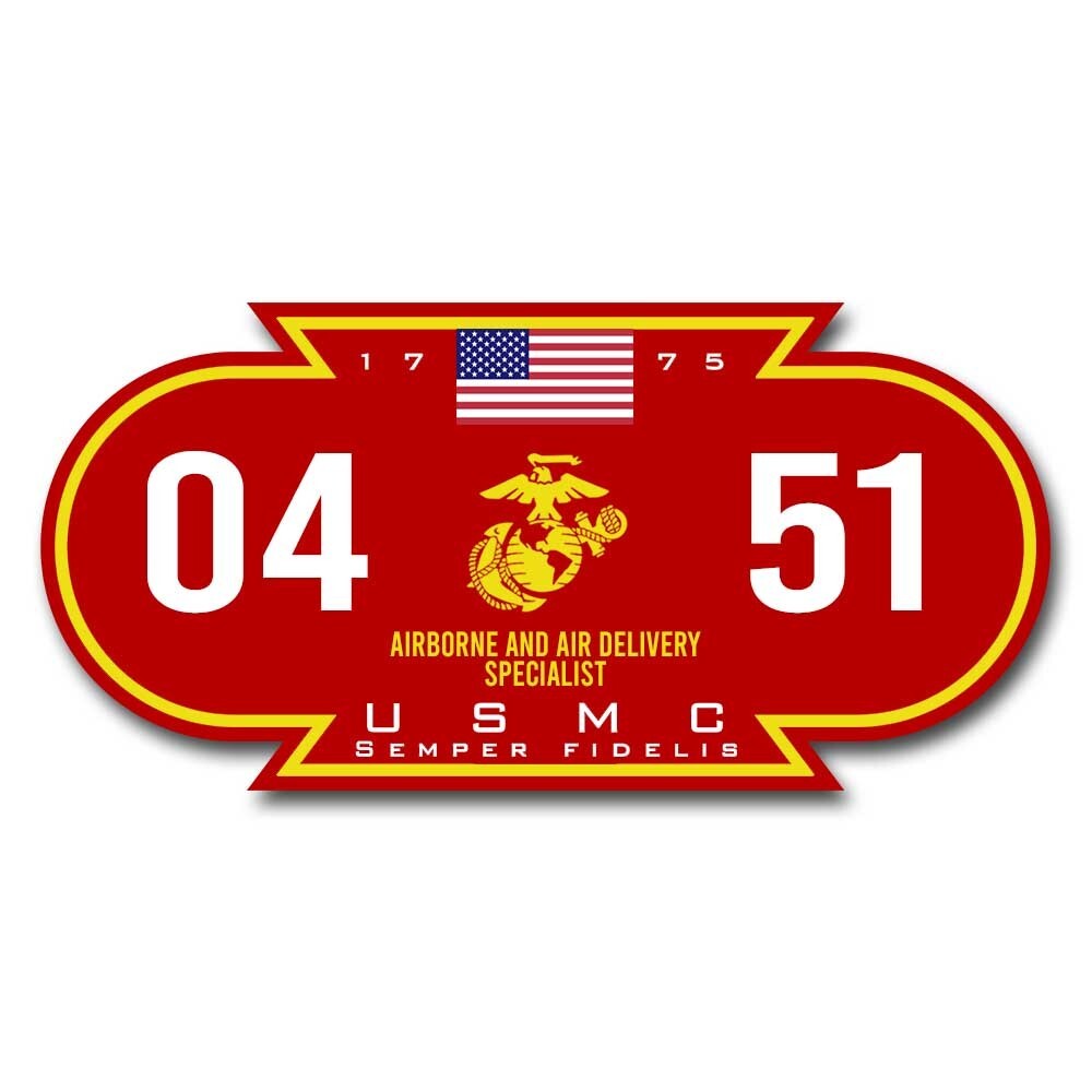 USMC 0451 MOS Decal - USMC Veteran Decal - Marine Corps - Devil Dog 3 ...