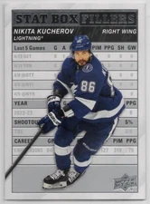 2023-24 Upper Deck Hockey Stat Box Fillers Insert U-Pick From Drop Down List