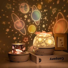 LED LIGHT PROJECTOR KIDS BABY MOOD LAMP NIGHT XMAS GIFT STAR MOON MULTI MODE