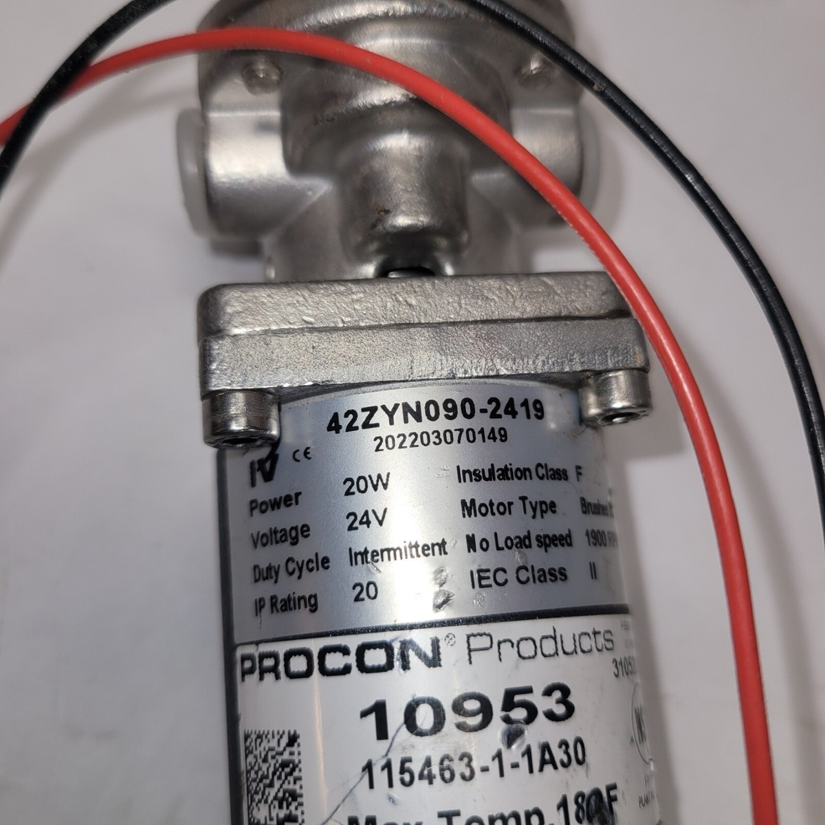 Pompa A Ingranaggi Procon 10953 (42ZYN090-2419), 24V, Nuova Fuori Dalla Scatola, Spedizione Gratuita - 2