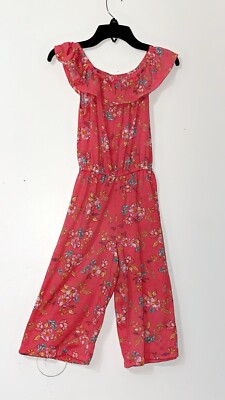Comfy Floral Ankle High jumpsuit for girls