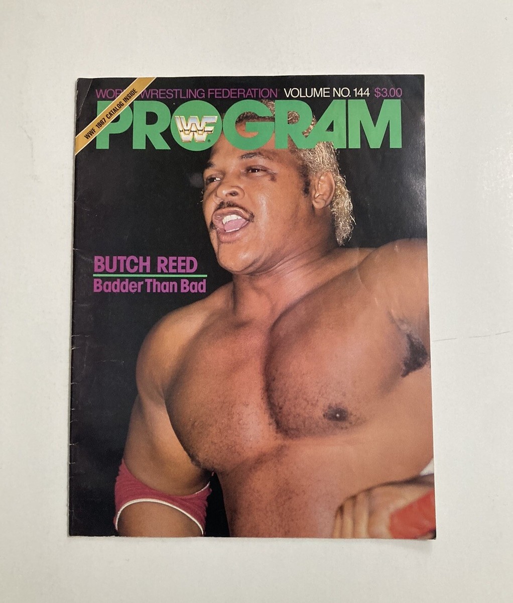 Vintage WWF Program Vol. 144 Randy Savage Rowdy Roddy Piper Butch 