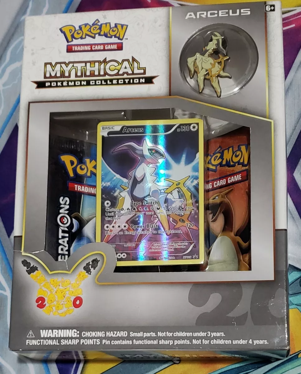  Pokemon TCG: Mythical Arceus Pin Collection : Toys & Games