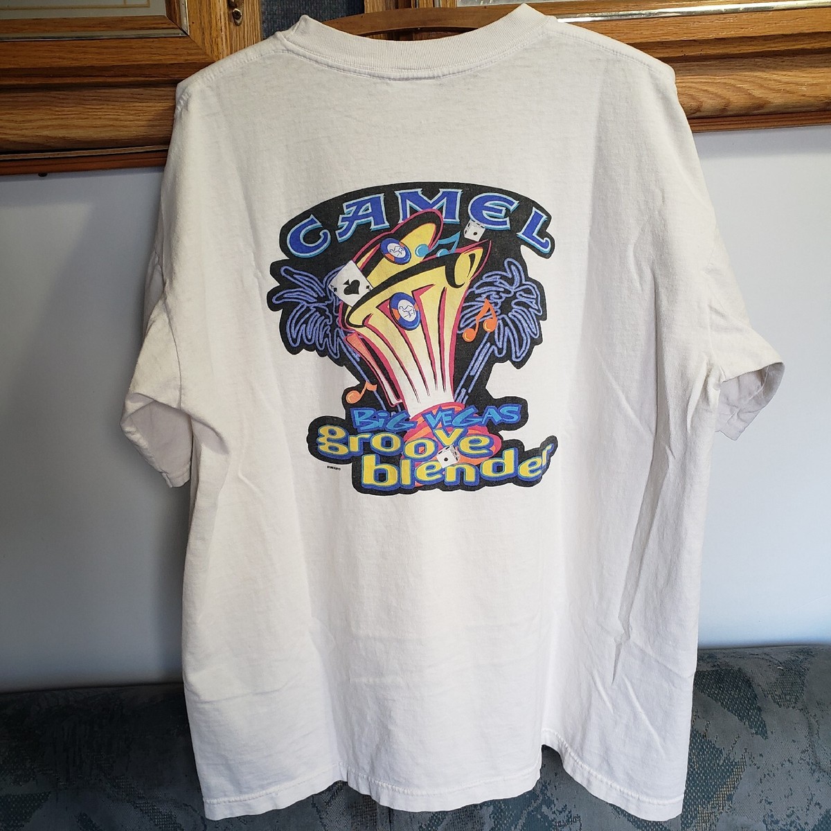 Vintage 90s Camel Cigarettes Groove Blender T-Shirt Mens XL Las 