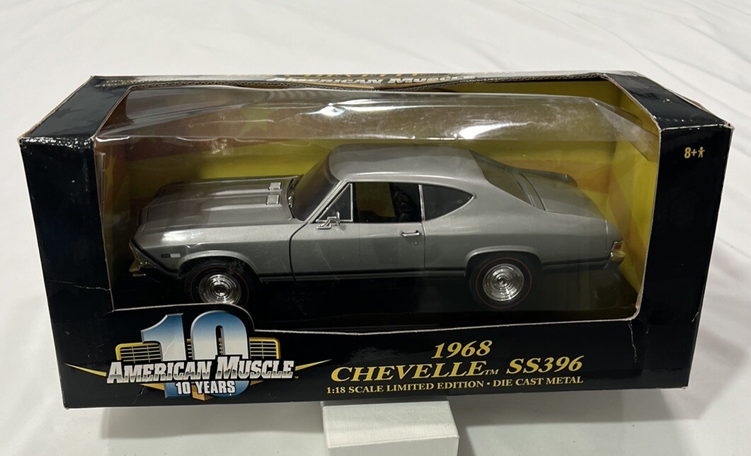 Ertl American Muscle 10 Years 1/18 1968 Chevy Chevelle SS 396 #36382 NOS