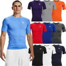 Under Armour Short Sleeve Compression Shirt UA Workout T-Shirt 1361518