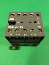 ABB BC6-30-10-01 Mini Contactor (24VDC) 12 Amp or BC6C-Y Rated. (see spec below)