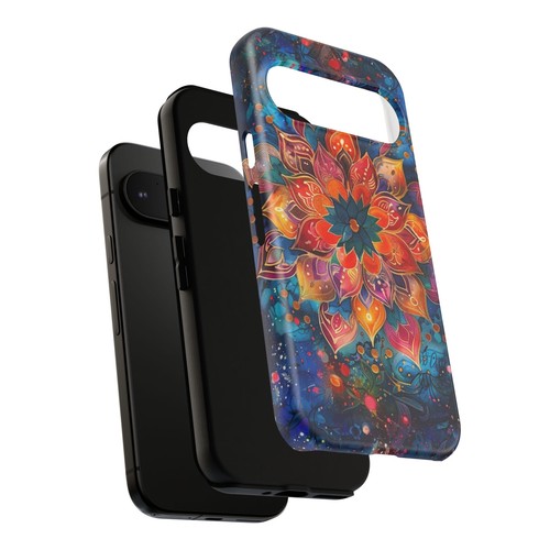 Mandala Flower Watercolor Phone Case for iPhone, Samsung Galaxy, Pixel - 第 234/256 張圖片