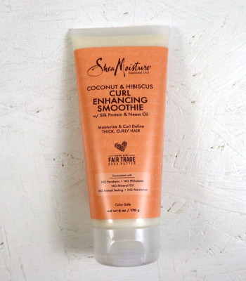 Shea Moisture Coconut & Hibiscus Curl Enhancing Smoothie 6oz Shea Butter Curly H