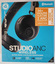 Jlab Audio StudioANC Wireless Active Noise Canceling On-Ear Headphones Black NEW