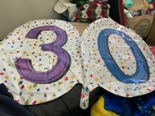 Anagram Happy Birthday"30" Foil Balloon New  