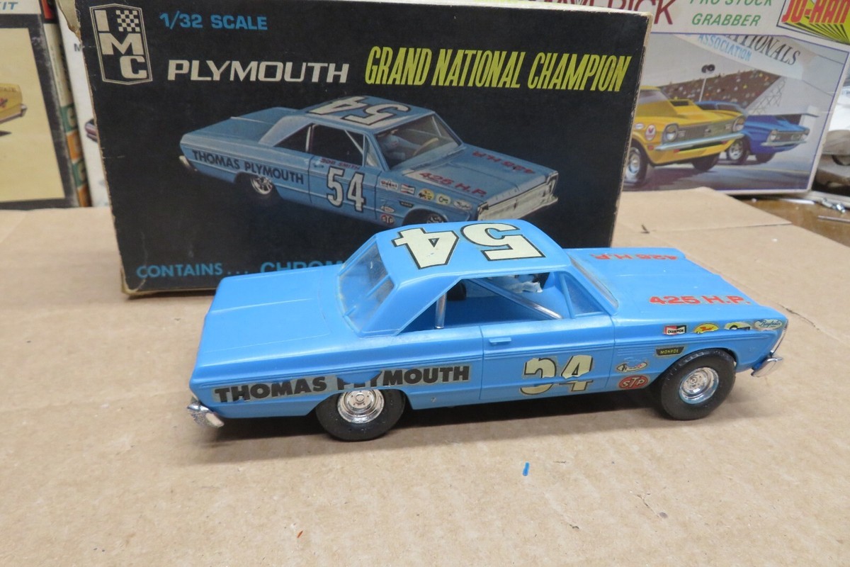 ORIGINAL 1/32 IMC 1965 PLYMOUTH FURY GRAND NATIONAL CHAMPION