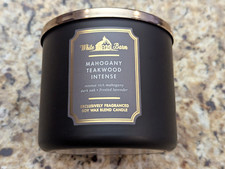 White Barn Mahogany Teakwood Intense 3-Wick Scented Candle 14.5 oz