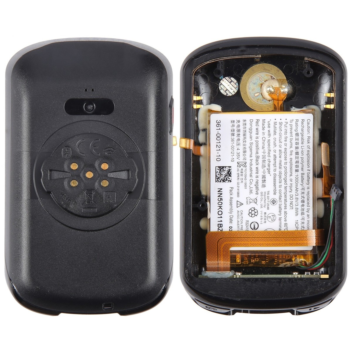 Garmin Edge 830 Back Cover Full Assembly With Battery For Repair