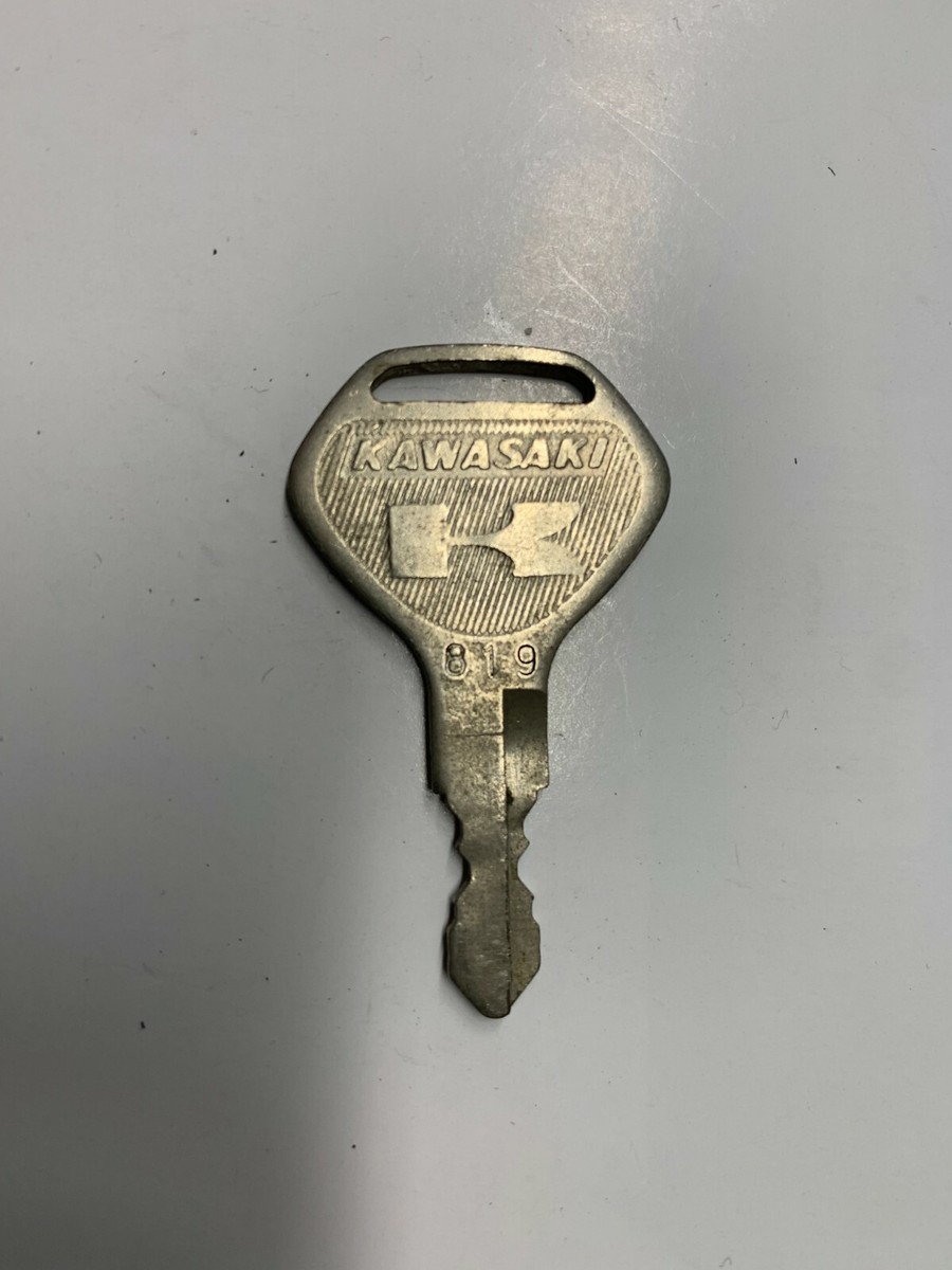 Kawasaki KZ Z1 Z1R H1 H2 Diamond Head Key # 819 NOS Ignition Key