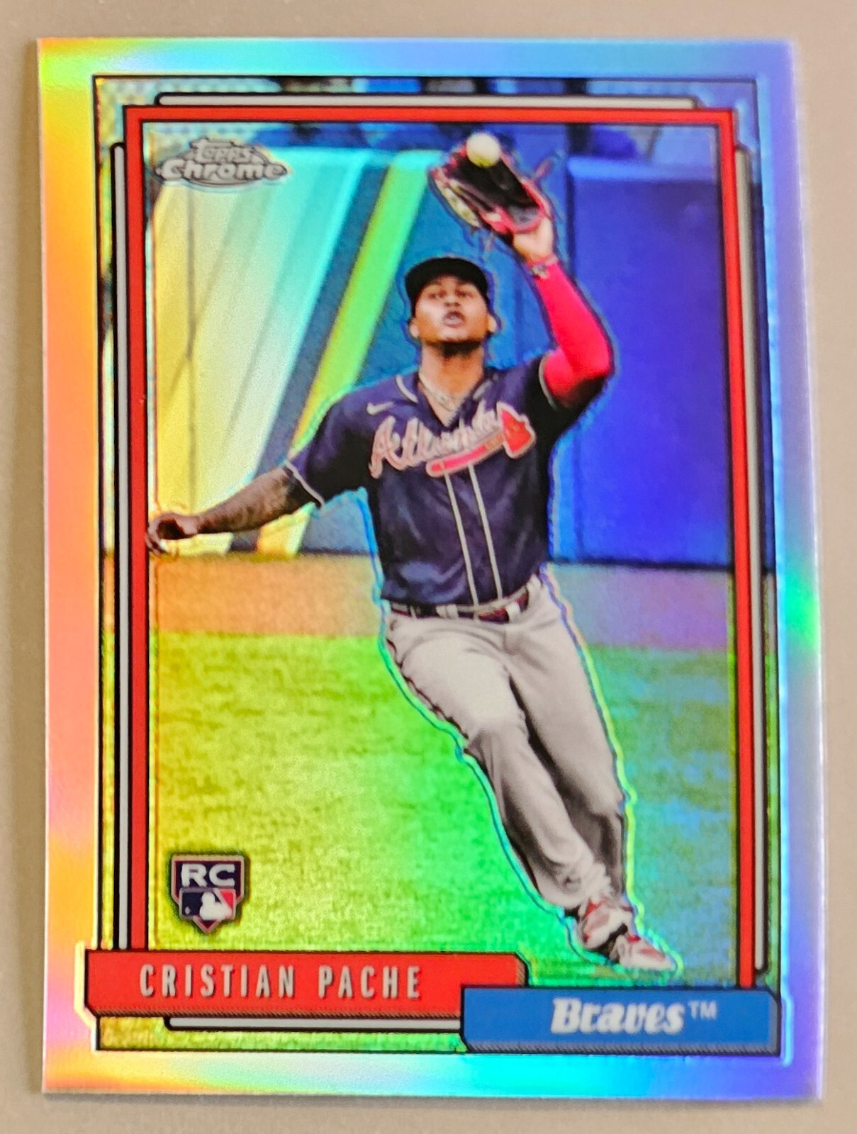 2021 Topps Update Cristian Pache #TC92-8 92 Topps Chrome Redux Atlanta Braves