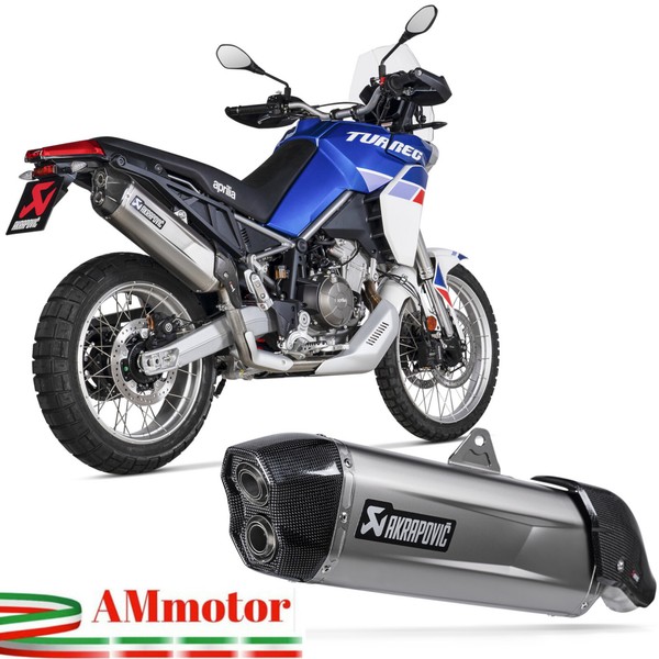 Auspuff Motorrad Akrapovic Aprilia Tuareg 660 2023 Endtopf Titan Genehmigt-image