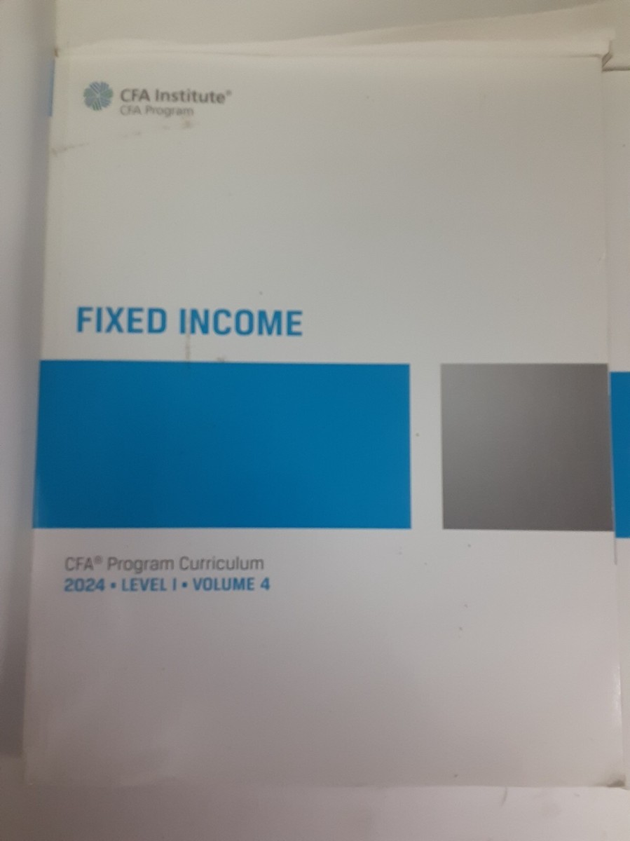 2024 CFA Institute Program Curriculum Level I Complete Set