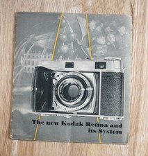 KODAK RETINA IIIC, IIC AND IB SMALL SALES BROCHURE/cks/201222