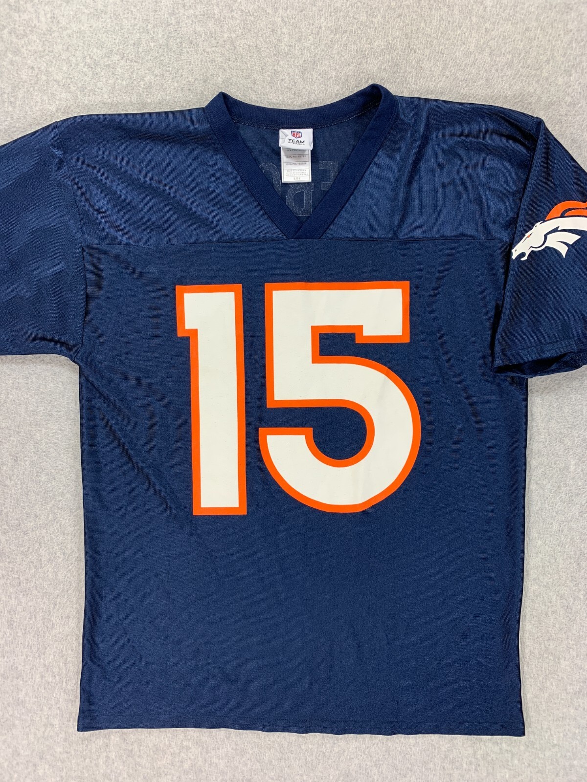 Men's Denver Broncos NFL Tim Tebow #15 Blue Jersey Medium