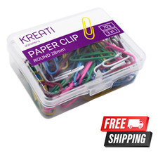 Paper Clips Jumbo 28mm Paper Clips Large Size 3 box of 70 Pcs Clips New
