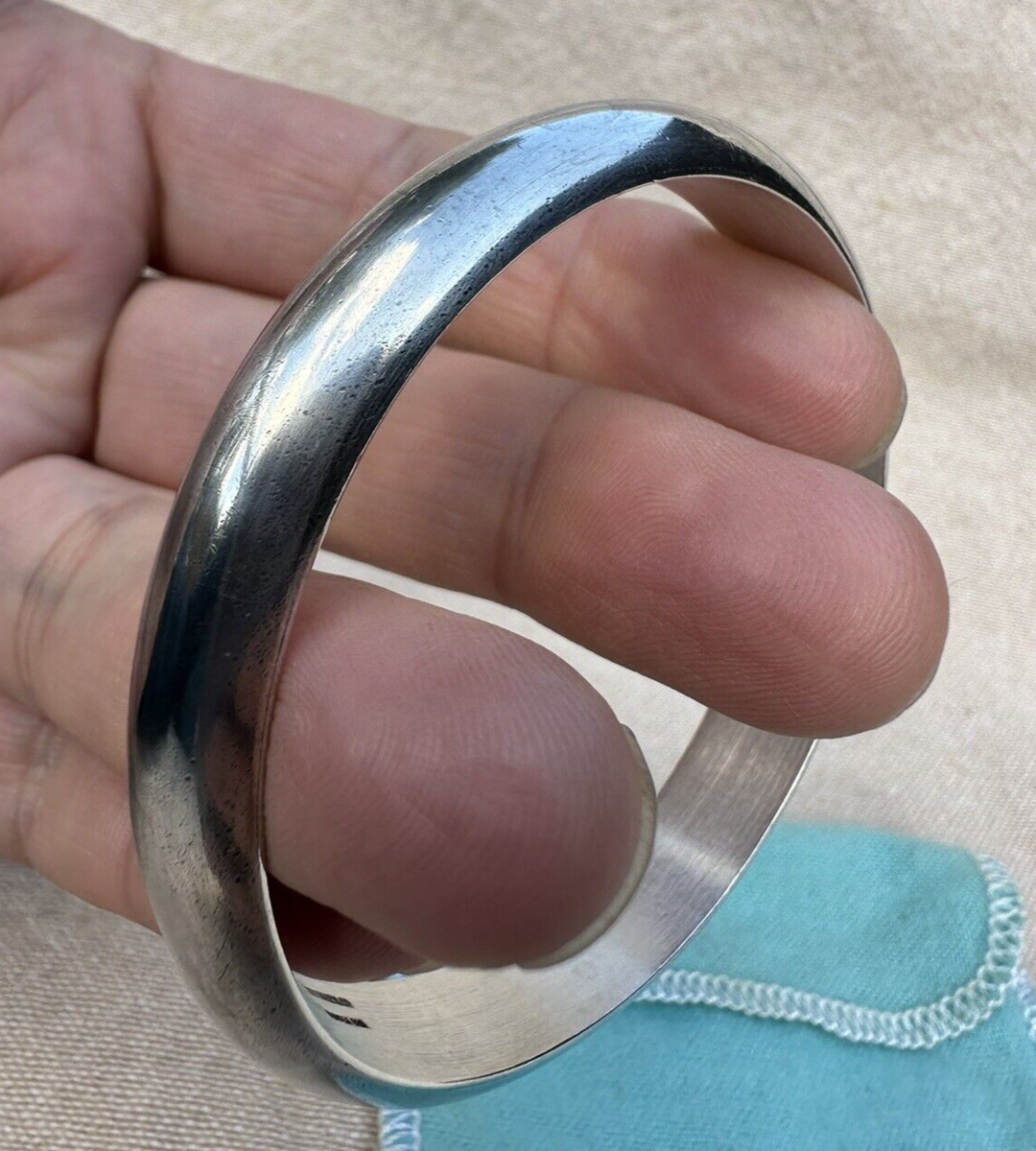 Vintage Tiffany Sterling Silver(.925) Bangle Mexico 2.5 